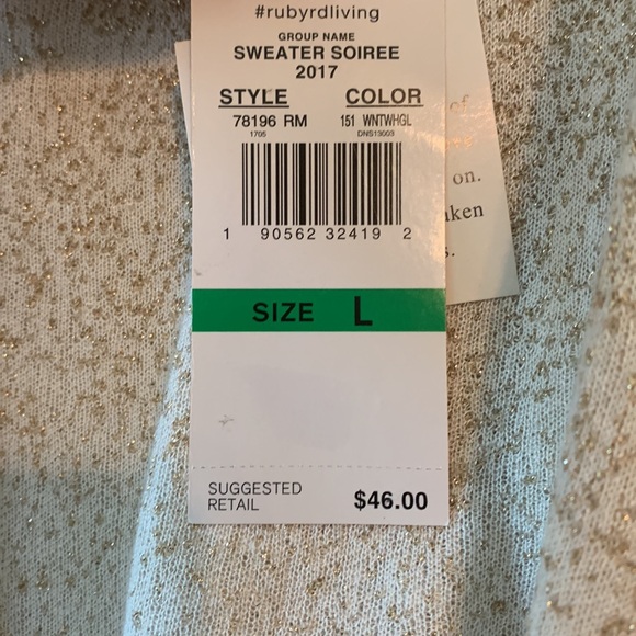 NWT Ruby Rd.  Twin Sweater Set - Picture 5 of 10